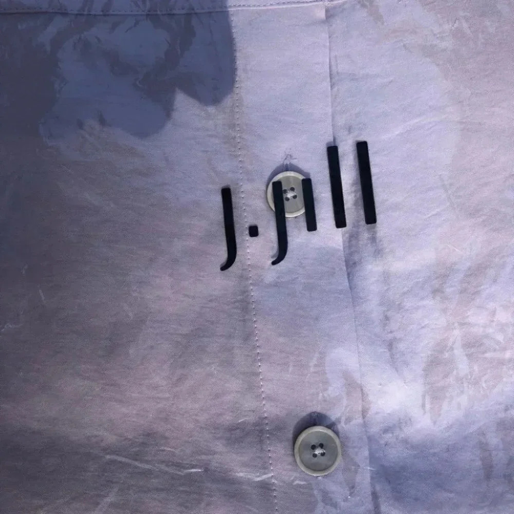 NWT J. Jill Pale Orchid Square-Neck Top Size XS - Picture 7 of 8
